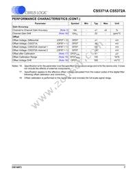 CS5372A-ISZR Datasheet Page 7