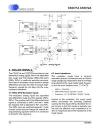 CS5372A-ISZR Datasheet Page 16
