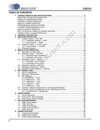 CS5374-CNZ Datasheet Page 2