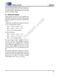 CS5374-CNZ Datasheet Page 17
