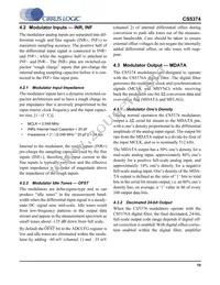 CS5374-CNZ Datasheet Page 19
