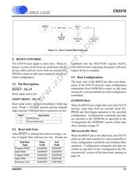 CS5378-ISZR Datasheet Page 21