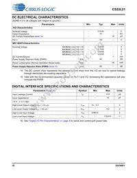 CS53L21-DNZ Datasheet Page 18