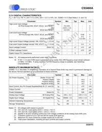 CS5460A-BSZR Datasheet Page 8