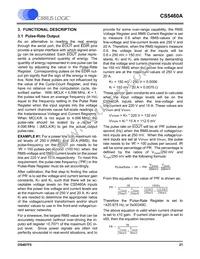 CS5460A-BSZR Datasheet Page 21