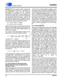 CS5460A-BSZR Datasheet Page 22