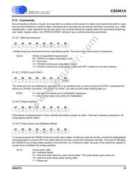 CS5461A-ISZR Datasheet Page 23