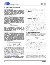 CS5463-IS Datasheet Page 16
