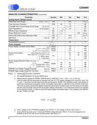 CS5464-IS Datasheet Page 8