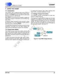 CS5467-ISZR Datasheet Page 23