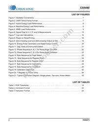 CS5490-ISZR Datasheet Page 4