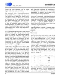 CS5508-BSZR Datasheet Page 14