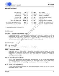 CS5509-ASZR Datasheet Page 19