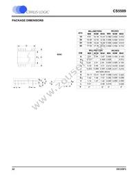 CS5509-ASZR Datasheet Page 22