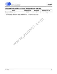 CS5509-ASZR Datasheet Page 23