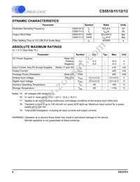 CS5512-BSZR Datasheet Page 6
