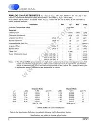 CS5520-BSZ Datasheet Page 2