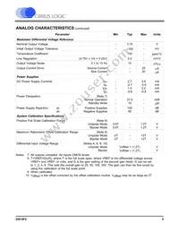 CS5520-BSZ Datasheet Page 5