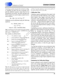 CS5526-BSZR Datasheet Page 19