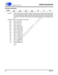 CS5528-ASZR Datasheet Page 22