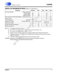 CS5529-ASZR Datasheet Page 7