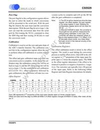 CS5529-ASZR Datasheet Page 17