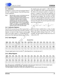 CS5530-CSZ Datasheet Page 21