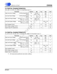 CS5530-ISZ Datasheet Page 7