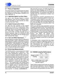 CS5550-ISZR Datasheet Page 10