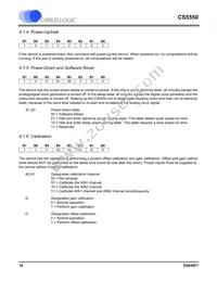 CS5550-ISZR Datasheet Page 16