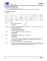 CS5550-ISZR Datasheet Page 20