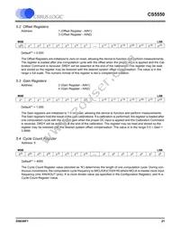 CS5550-ISZR Datasheet Page 21