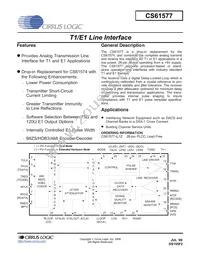 CS61577-IL1Z Datasheet Cover