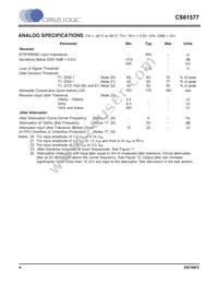 CS61577-IL1Z Datasheet Page 4