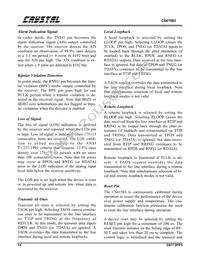 CS61583-IQ5Z Datasheet Page 14