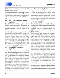 CS61584A-IQ5Z Datasheet Page 16