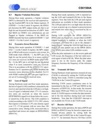 CS61584A-IQ5Z Datasheet Page 21