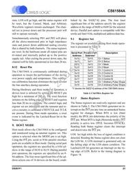 CS61584A-IQ5Z Datasheet Page 23