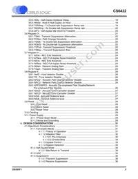 CS6422-CSZR Datasheet Page 3