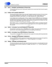 CS6422-CSZR Datasheet Page 23