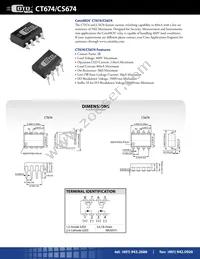 CS674 Datasheet Cover