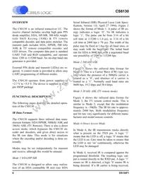 CS8130-CSZR Datasheet Page 6