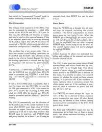CS8130-CSZR Datasheet Page 11