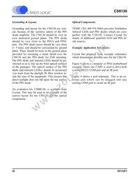CS8130-CSZR Datasheet Page 22