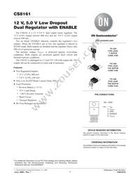 CS8161YT5 Datasheet Cover