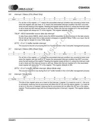 CS8405A-CZZ Datasheet Page 21