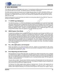 CS8415A-CSZ Datasheet Page 15