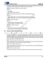 CS8415A-CSZ Datasheet Page 23