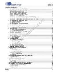 CS8416-DNZR Datasheet Page 3