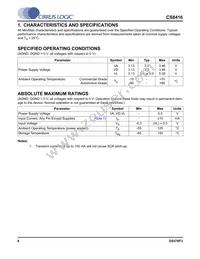 CS8416-DNZR Datasheet Page 6